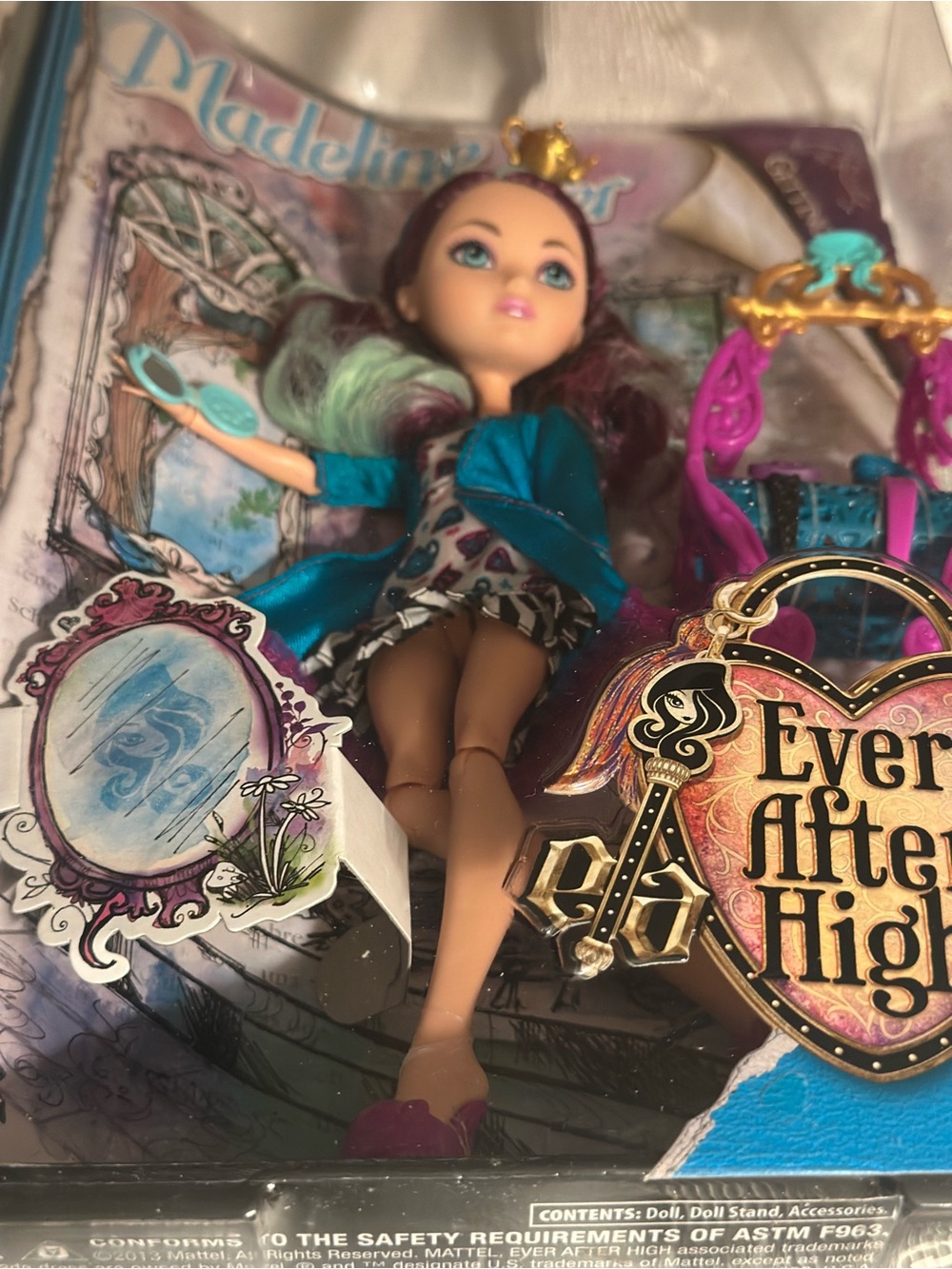 Ever After High Getting Fairest Madeline Hatter Doll  First Chapter-NEW-NRFB